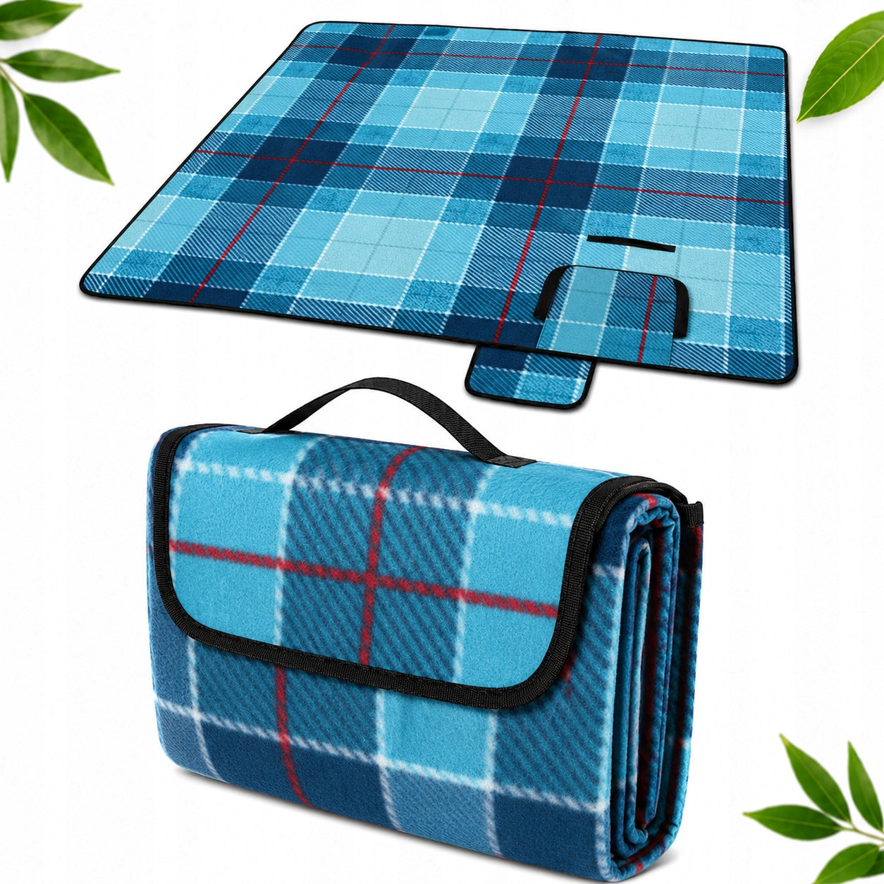 BEACH PICNIC BLANKET WATERPROOF FOLDING MAT WITH INSULATION 200x90 cm Packaging status original