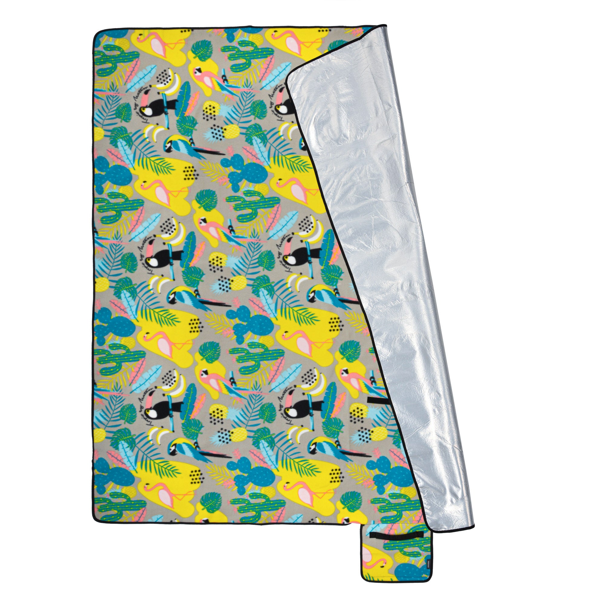 BEACH PICNIC BLANKET WITH INSULATION ALU METEOR LARGE XL 200x175 ALU 3 layers Manufacturer code 17211