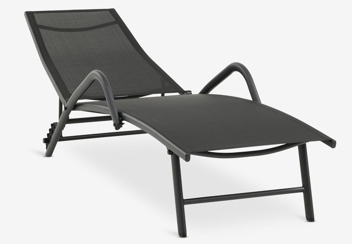 BEACH POOL SUN LOUNGER FOR TERRACE BALCONY STEEL FOR SUNBATHING PREMIUM Brand JYSK