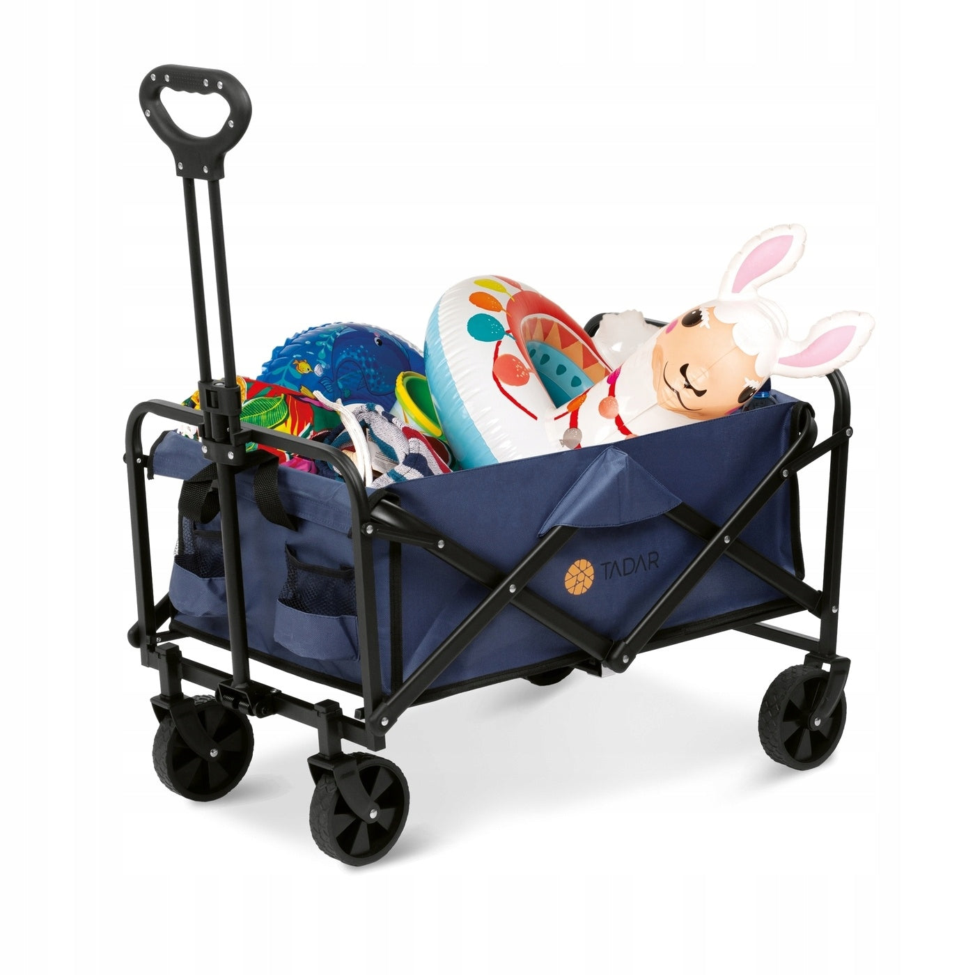 BEACH STROLLER TOURIST WITH HANDLE Transport FOLDING SHOPPING Tadar