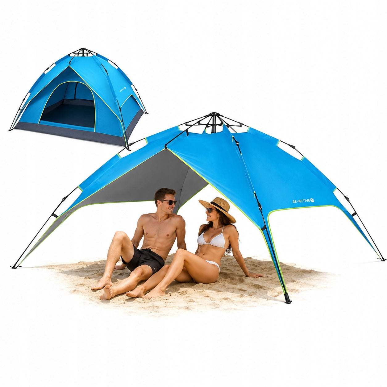 BEACH TENT SCREEN PROTECTION COVER VISOR EASY UNFOLDING