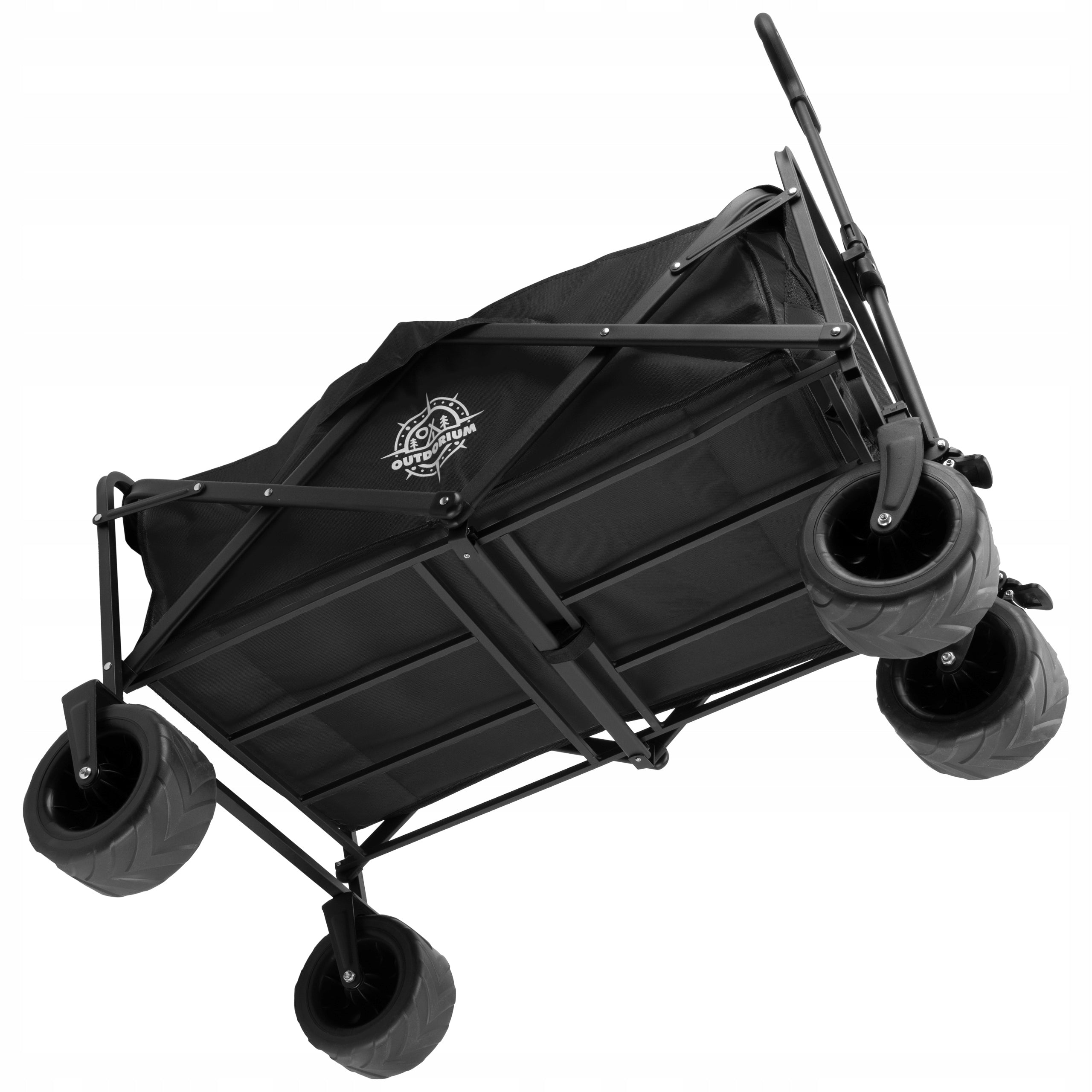 BEACH TROLLEY GARDEN TRANSPORT TOURIST FOLDING TO THE BEACH 4 WHEELS Wheels number 4
