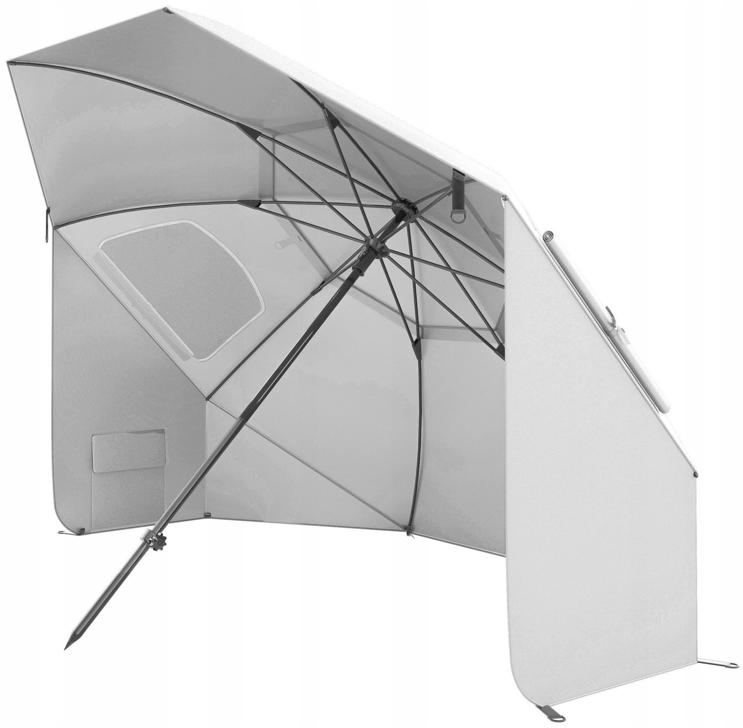 BEACH UMBRELLA SCREEN Garden TENT 3in1 XXL Folding Large Screen