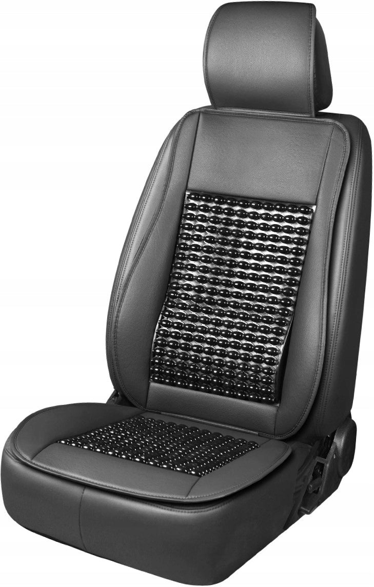 BEAD MAT FOR CAR SEAT WITH LUMBAR SUPPORT