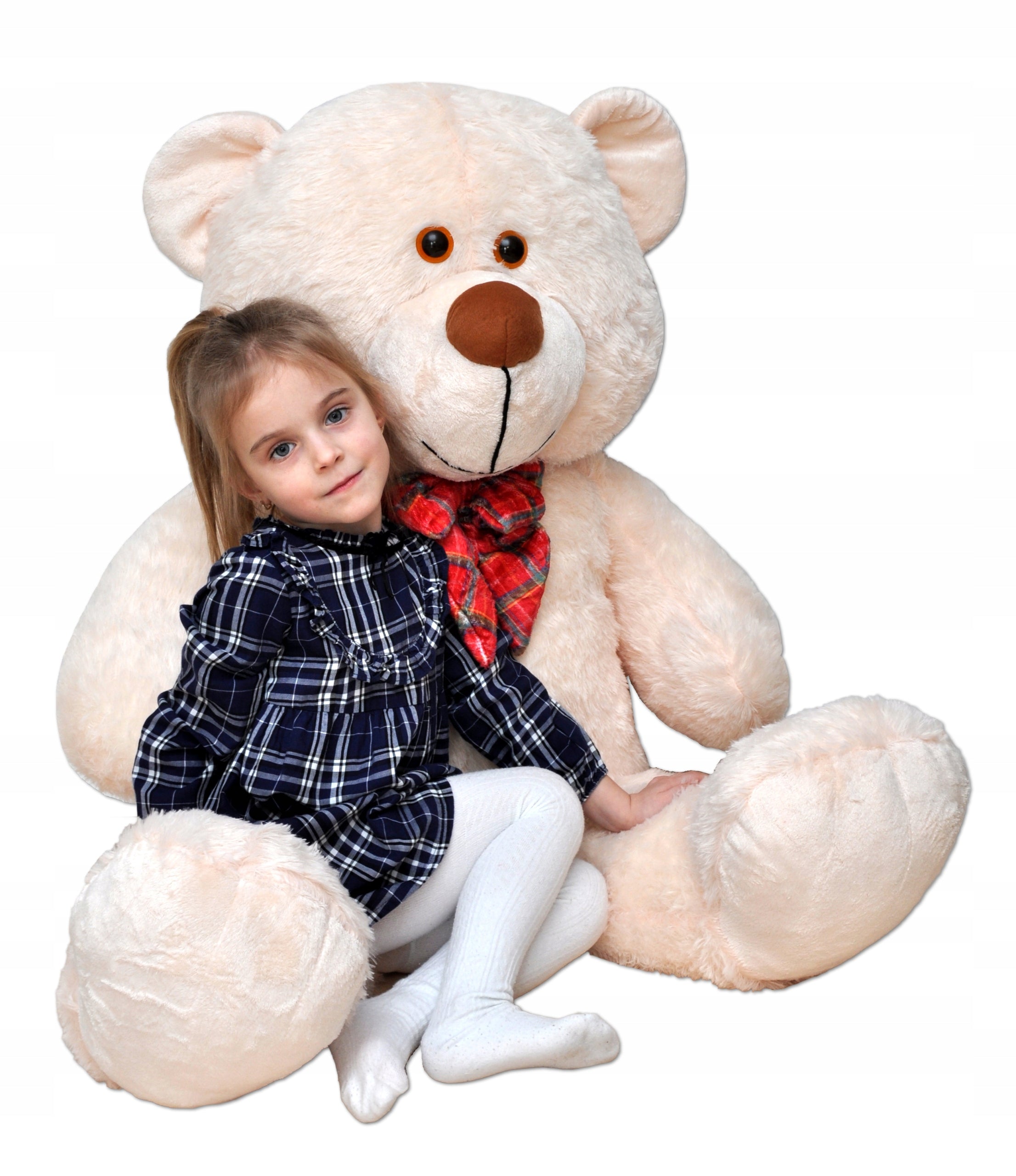 BEAR PLUSH LARGE 140 cm PLUSH TOY CUDDLY GIFT FOR CHILDREN Brand Smyk