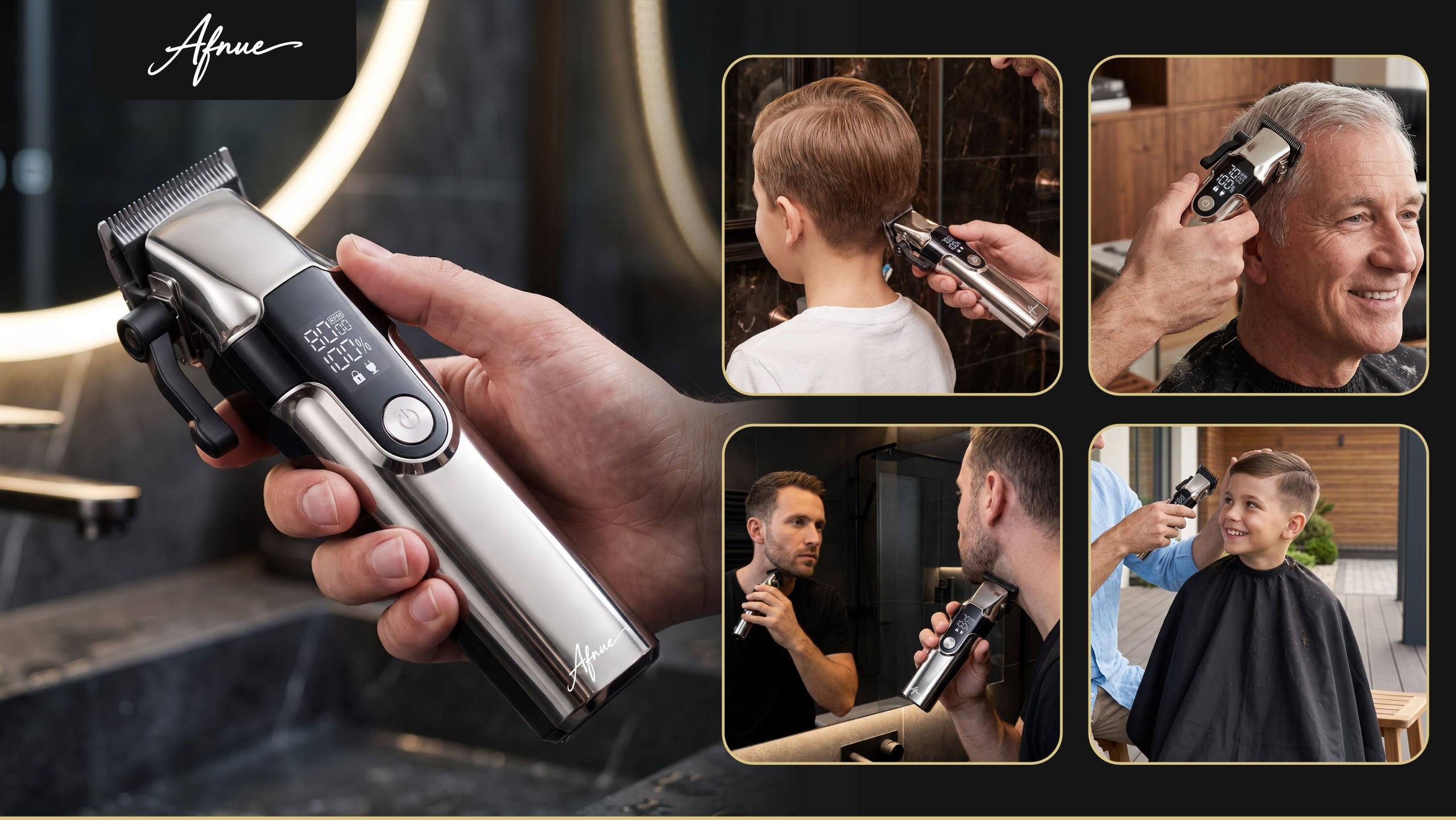 BEARD HAIR CLIPPER PROFESSIONAL USB-C WIRELESS 21in1 Medical device no