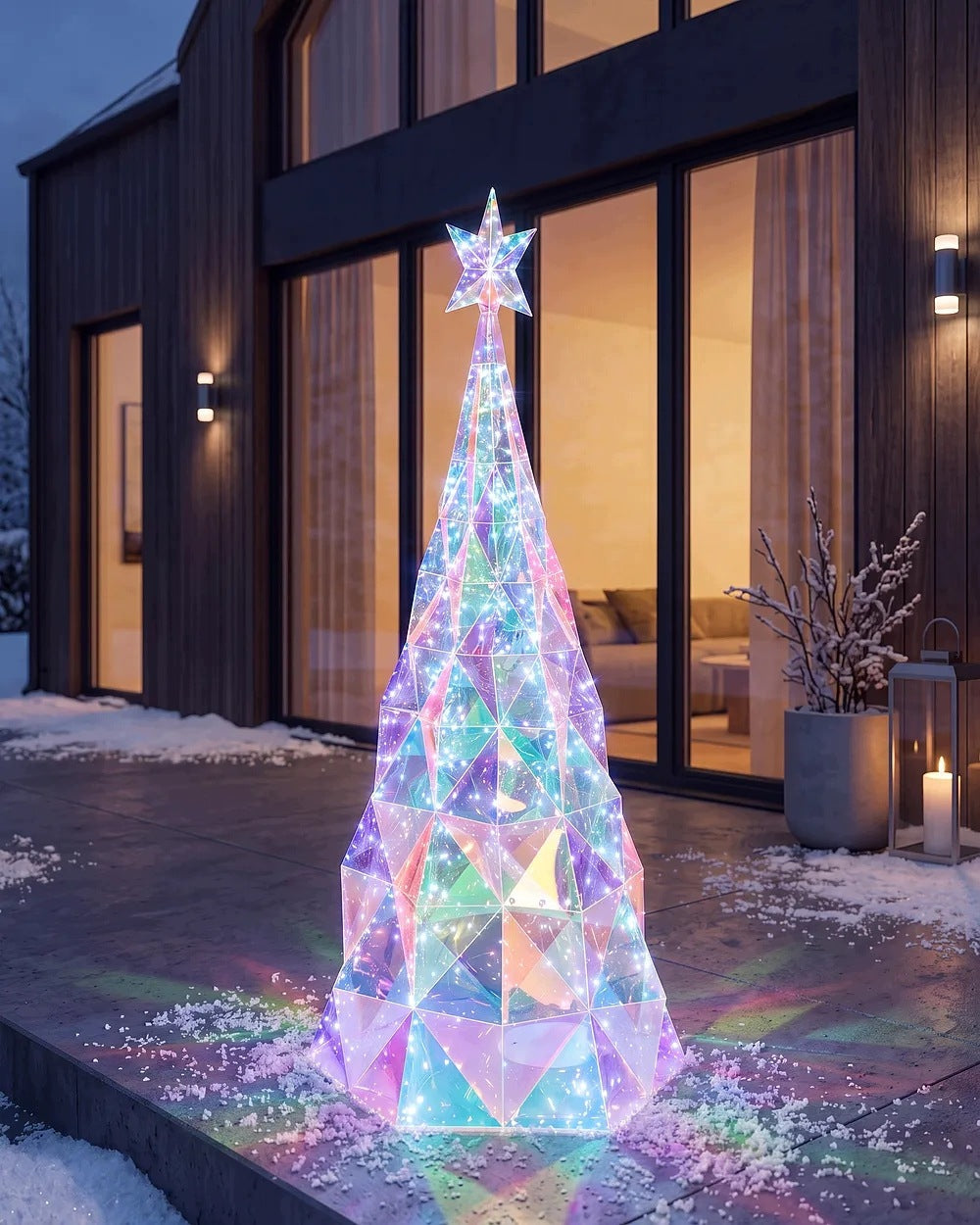 BEAUTIFUL CHRISTMAS TREE CHOLOGRAM 3D LED 170CM CHRISTMAS DECORATION