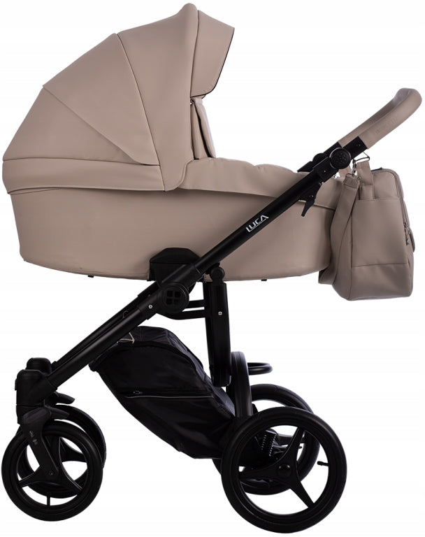 BEBETTO LUCA PRO FLEXY STROLLER 2IN1 PRO.30/CZM/LATTE + ACCESSORIES