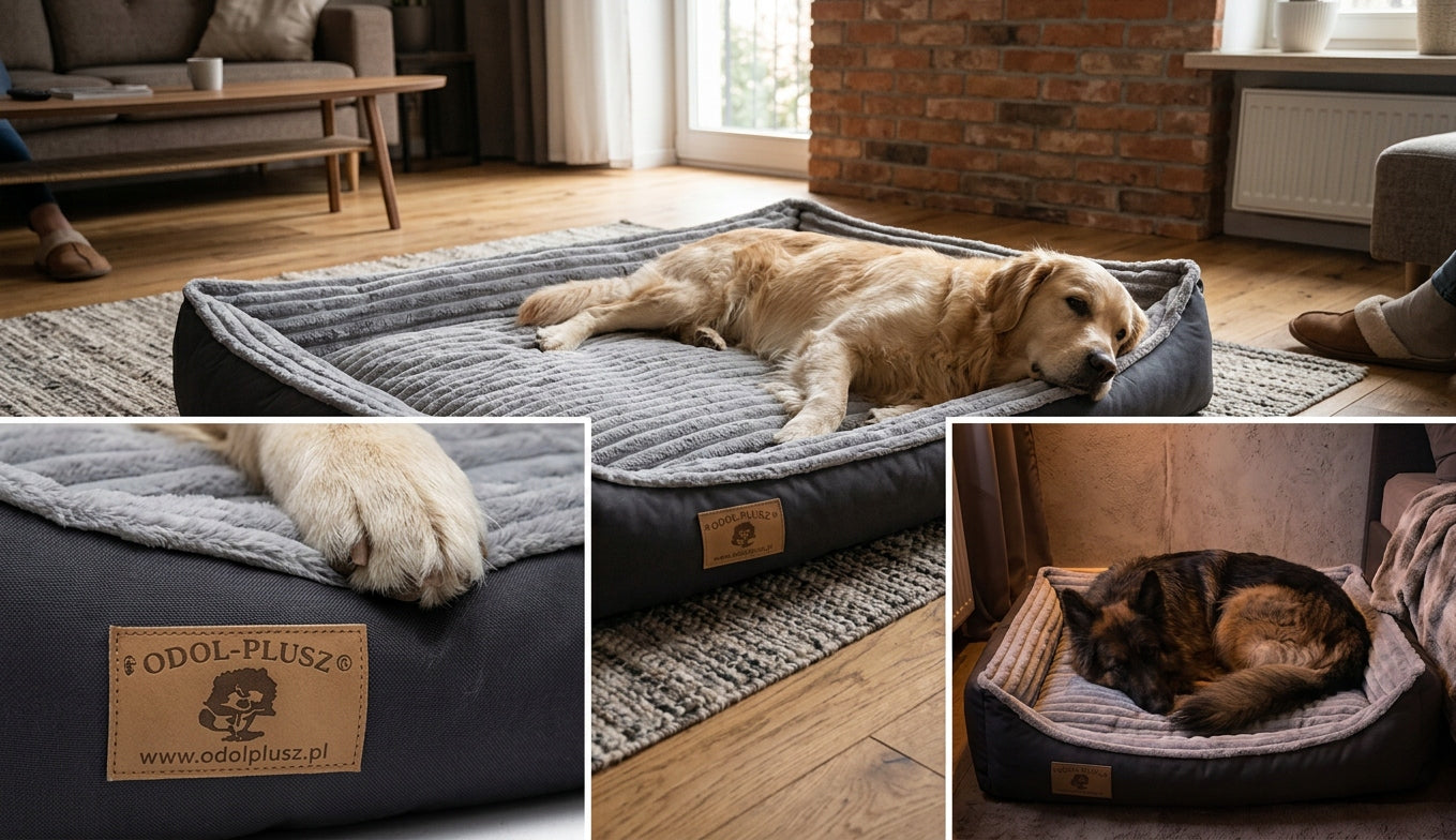 BED COUCH BED PLAYPEN FOR BIG DOG 120x80 CORDUROY AND WATERPROOF Brand Odol-Plusz