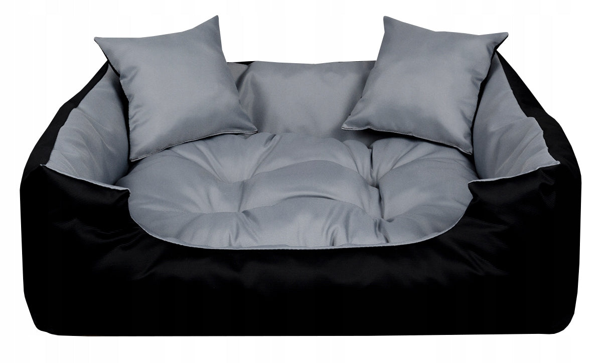 BED COUCH PLAYPEN 55x45 WATERPROOF 2x pillows GREY EAN (GTIN) 5904183620442