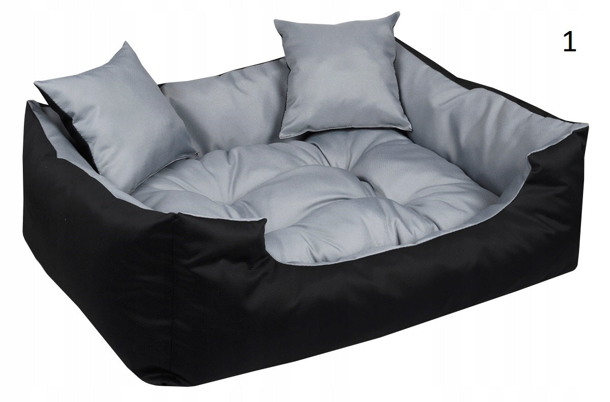 BED COUCH PLAYPEN 75x65 WATERPROOF pillowS LIGHT GREY EAN (GTIN) 5904183624006