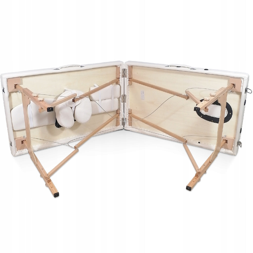 BED EYELASH MASSAGE TABLE FOLDING PORTABLE LIGHTWEIGHT HEIGHT ADJUSTMENT 70cm Frame material wood