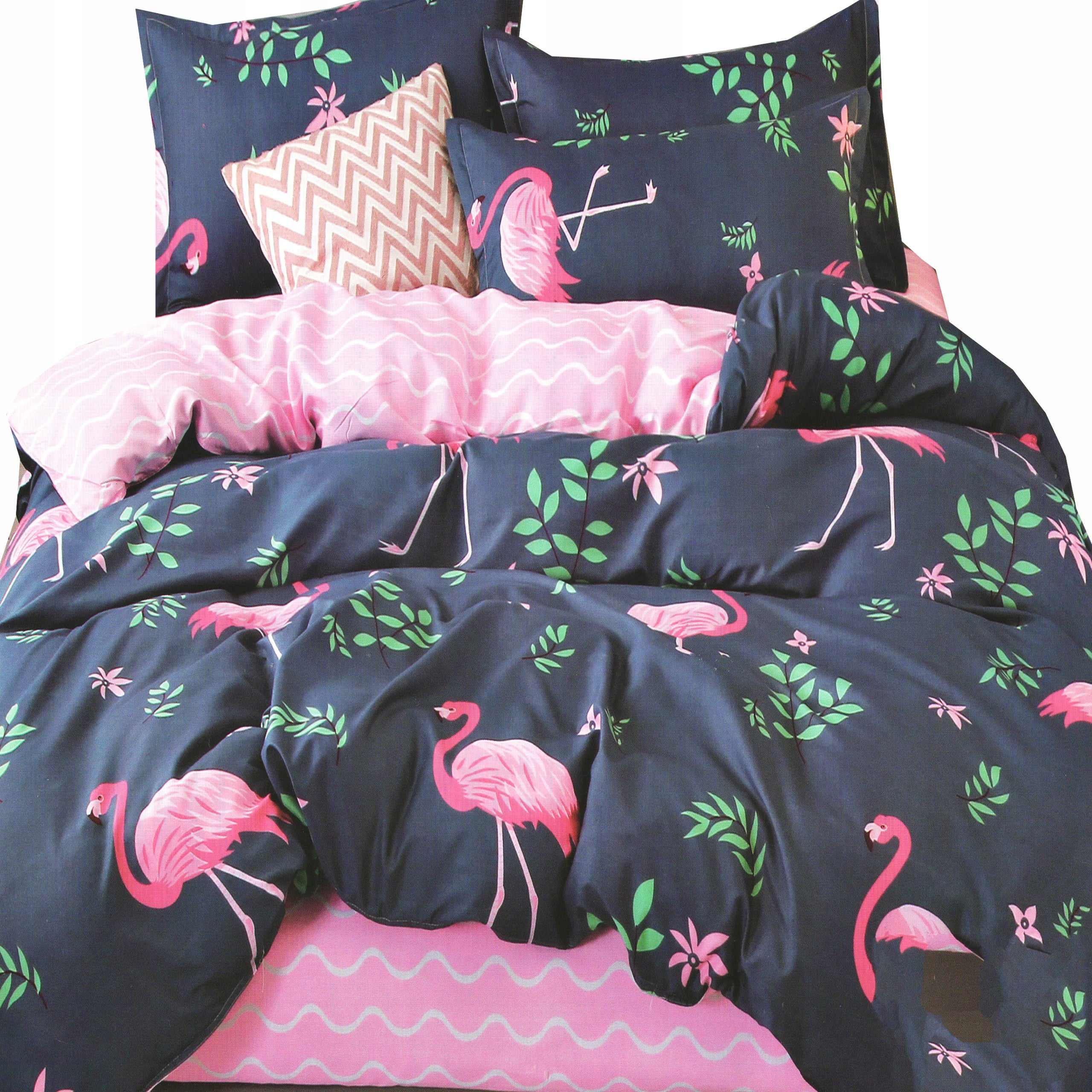 BEDDING COTTON SATIN 140x200 PILLOWCASES AUTUMN SET OF MANY PATTERNS