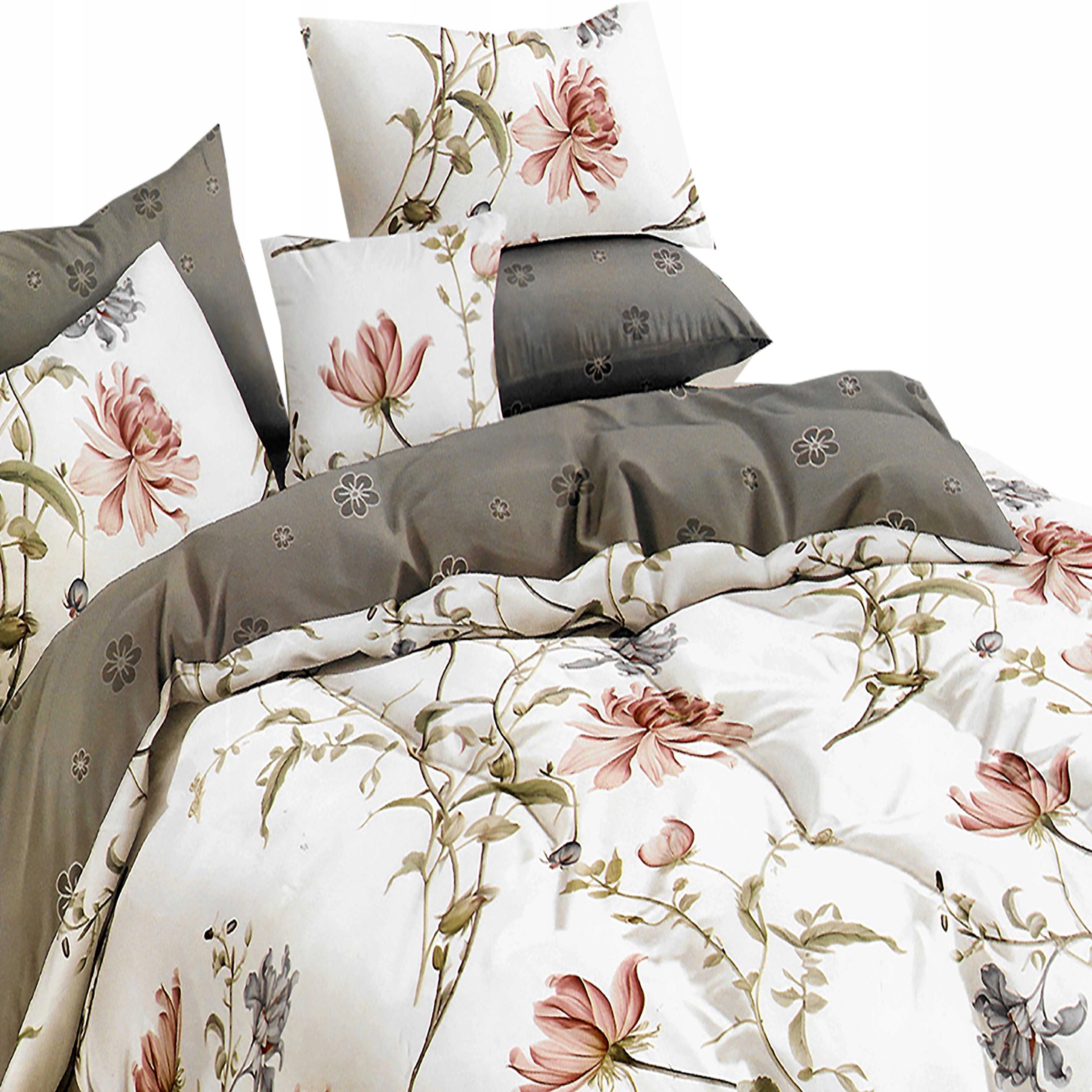 BEDDING COTTON SATIN 180x200 2 PILLOWCASES AUTUMN SET OF MANY PATTERNS