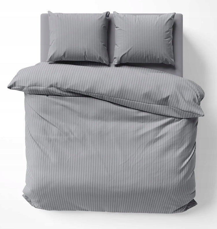 BEDDING LUXURY SATIN COTTON DAMASK 160X200 GREY Manufacturer code pasy160-szara