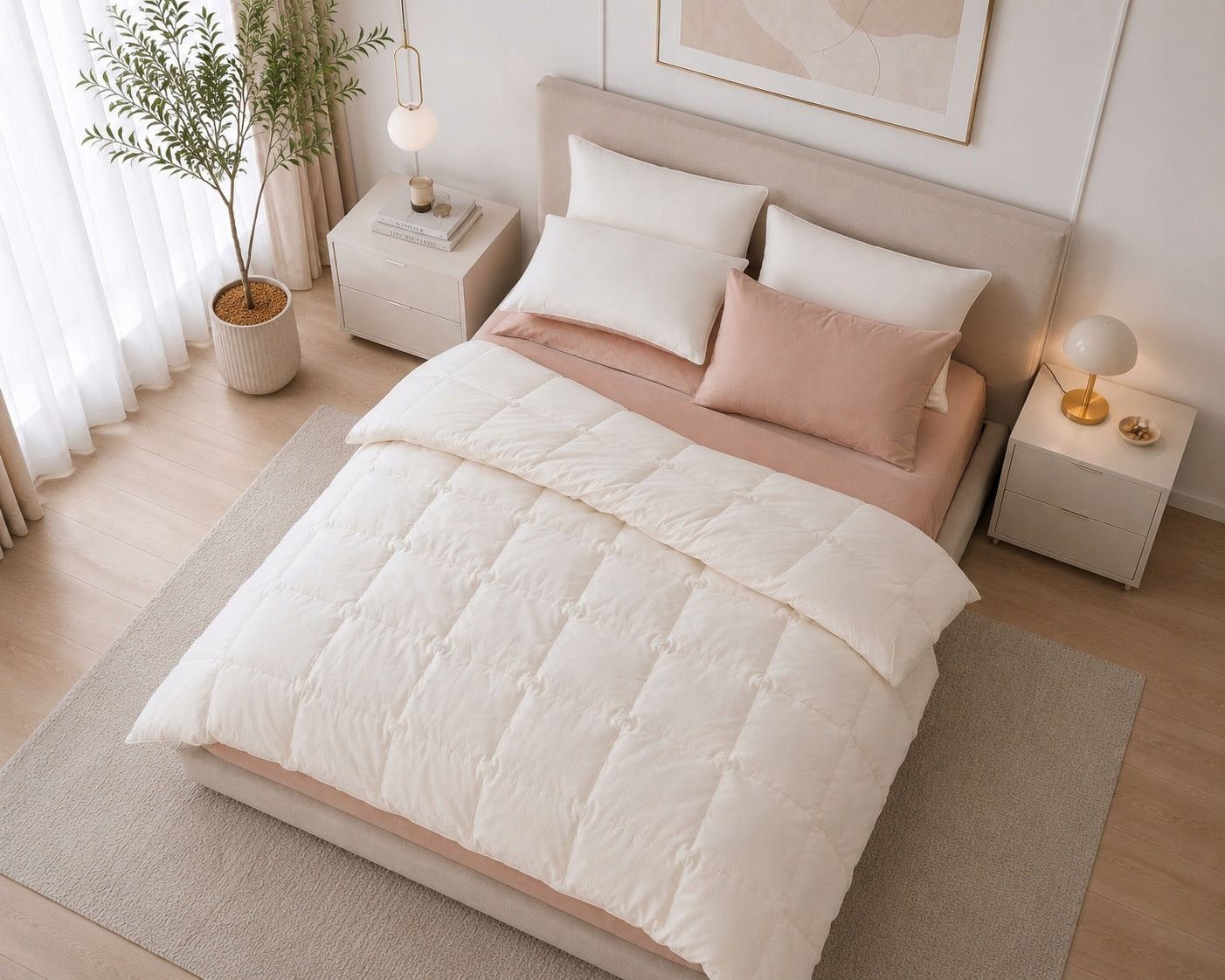 BEDDING SET 160X200 DOUBLE SIDED 3 PIECE Cotton Satin 100% Brand no brand