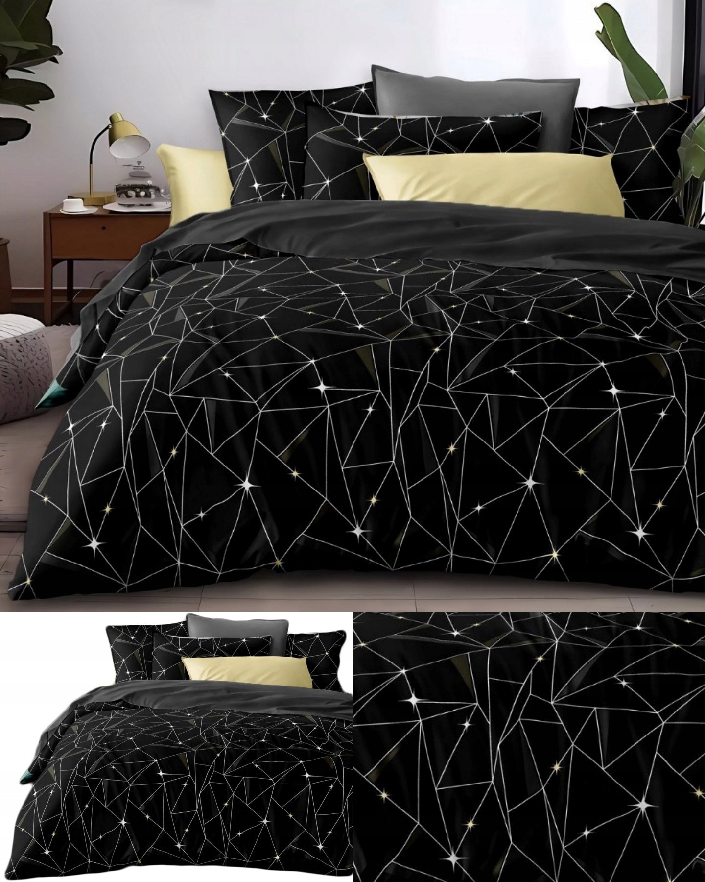BEDDING SET 160x200 +2 PILLOWCASES + SHEET SUPER QUALITY LARGE SELECTION Brand JadorDecor
