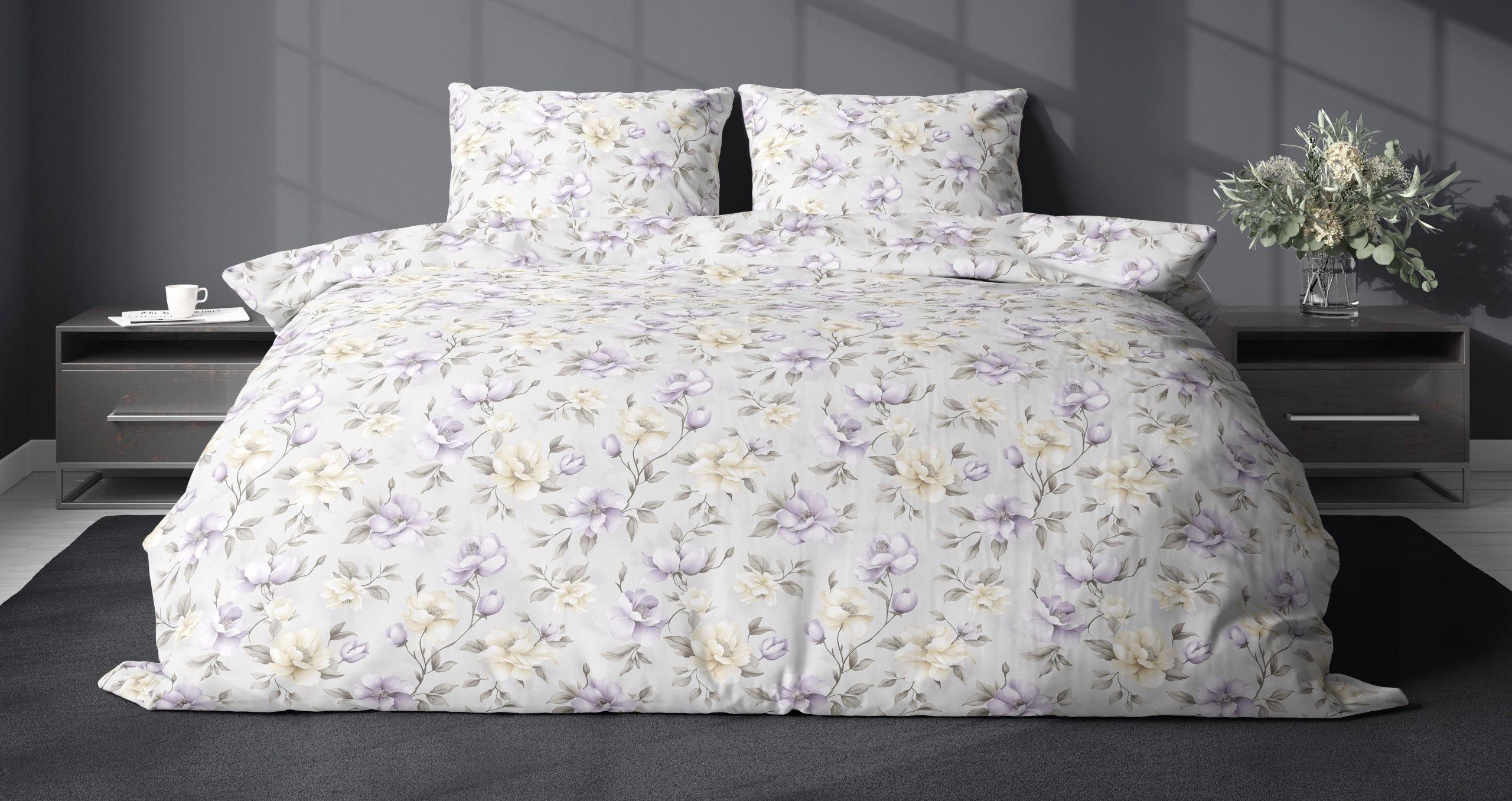 BEDDING SET 160x200 + 2x PILLOWCASE 70x80 100% COTTON - VARIOUS DESIGNS Packaging status original