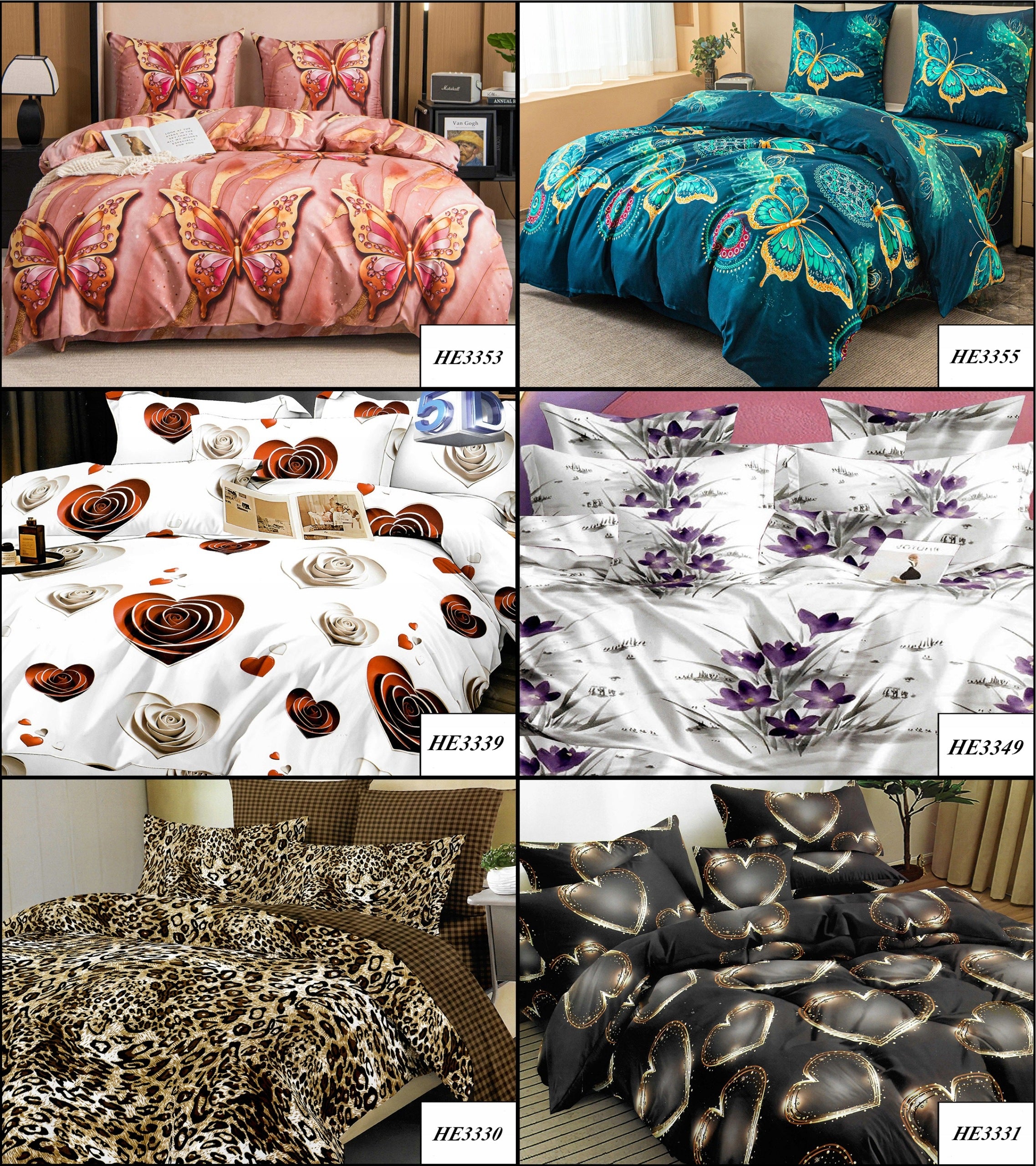 BEDDING SET 160x200 + AUTUMN SHEET BEDDING LOTS OF PATTERNS Length of comforter cover 200 cm