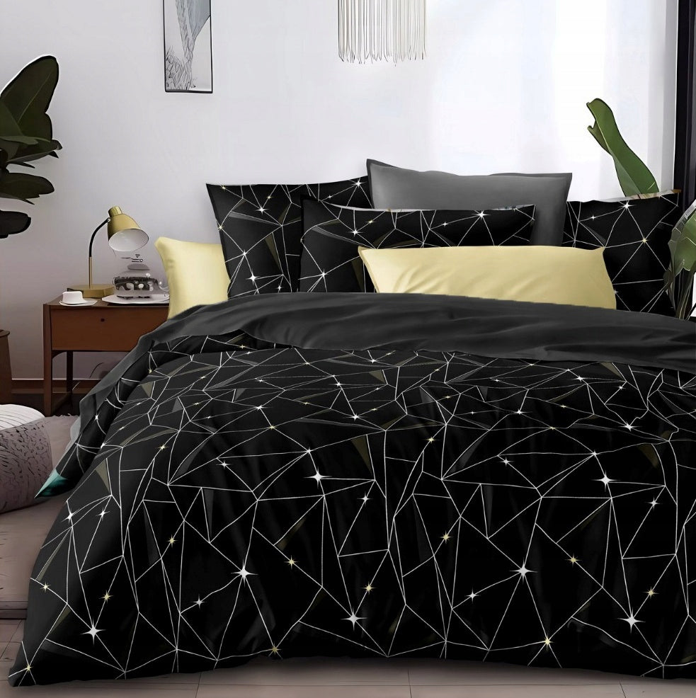 BEDDING SET 160x200 Cotton Bedding Satin Double Sided Large Selection Brand JadorDecor