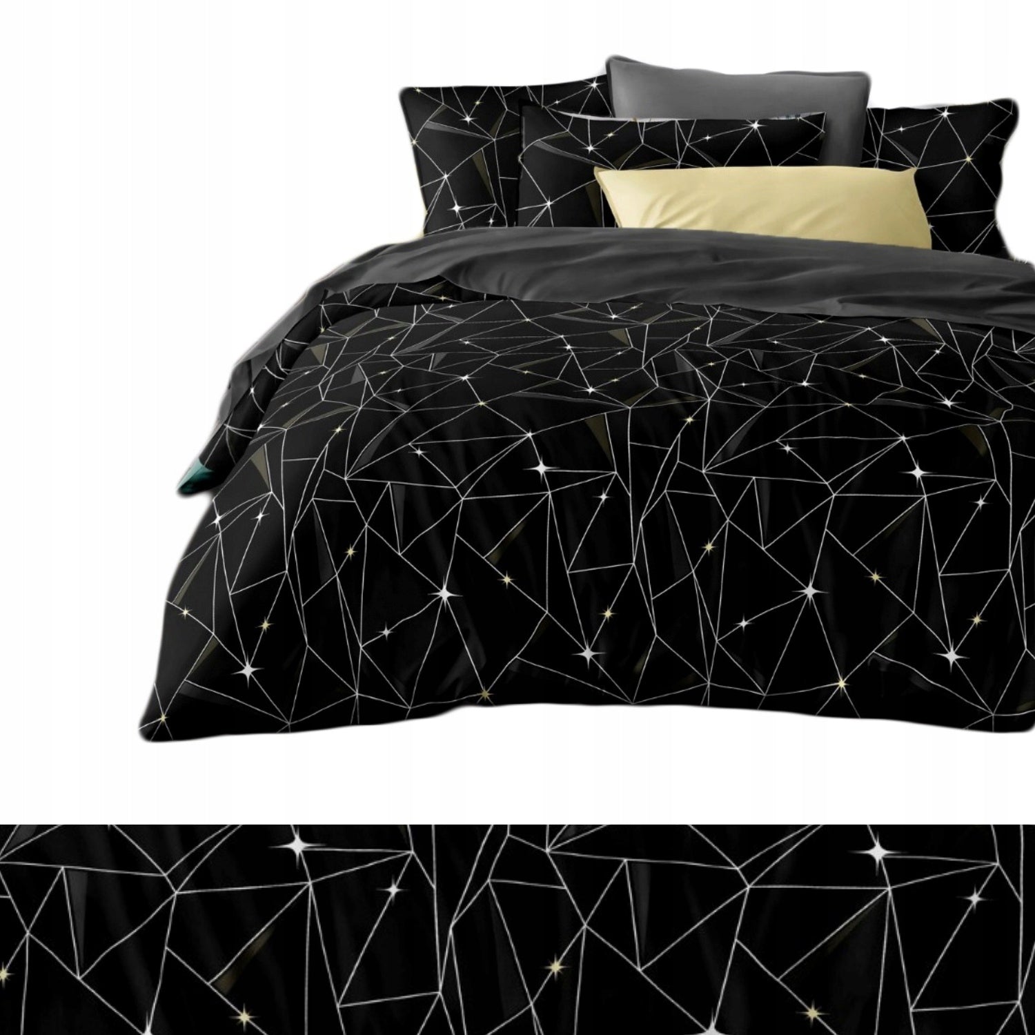 BEDDING SET 160x200 Cotton Bedding Satin Double Sided Large Selection