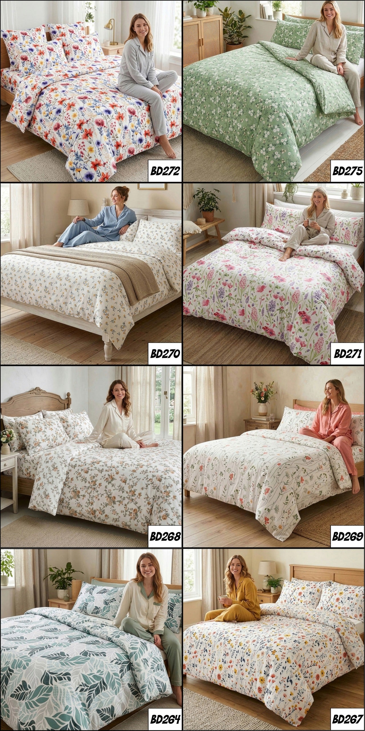 BEDDING SET 180X200 100% COTTON THICK Poland WINTER LOTS OF DESIGNS Brand J&W