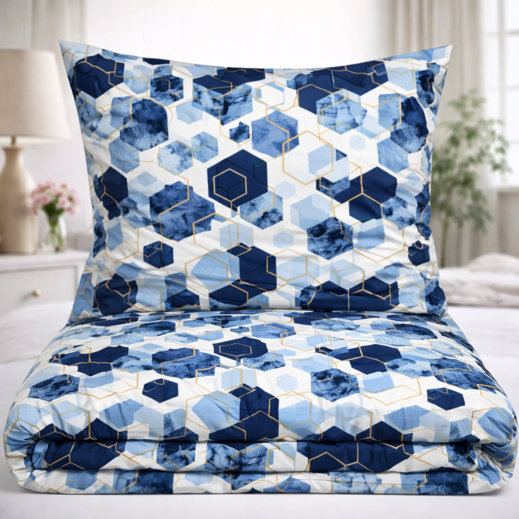 BEDDING SET 200x220 COTTON 100% THICK 3 PIECES Poland PREMIUM Packaging status original