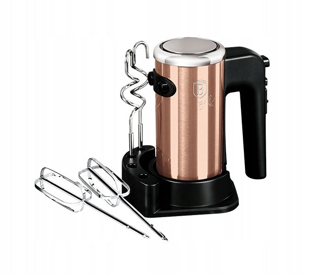 BERLINGERHAUS Mixér ruční šlehač s příslušenstvím 300 W Rosegold Metallic L
