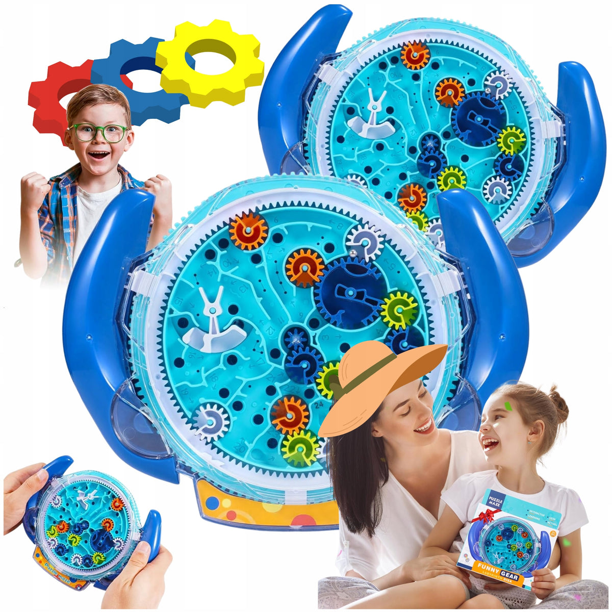 BEST GIFT FOR 3 4 5 6 7 8 9 YEAR OLD PUZZLE GAME MAZE 3D TOY