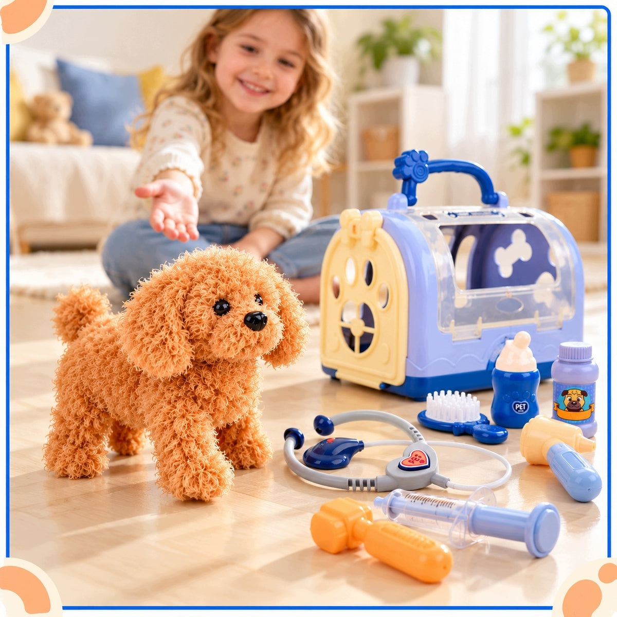 BEST Interactive dog walks bark veterinarian transporter Cottage