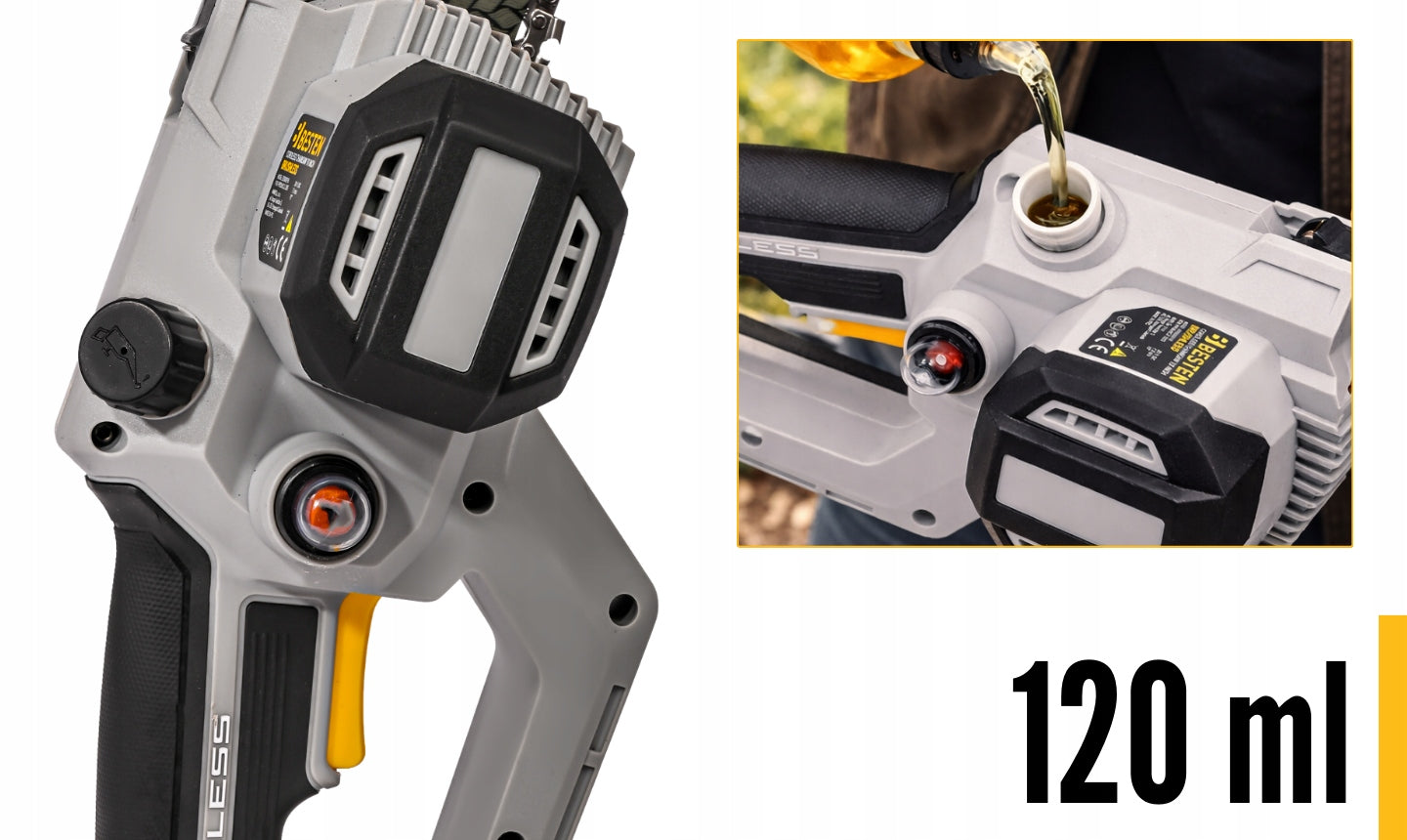 BESTEN Chainsaw Cordless Branch Saw Brushless POWERFUL Brand BESTEN