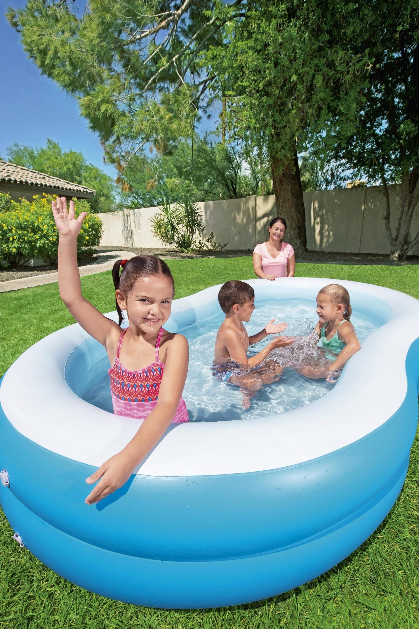 BESTWAY 54117 INFLATABLE POOL 262x157x46 CM 544L Height 46 cm