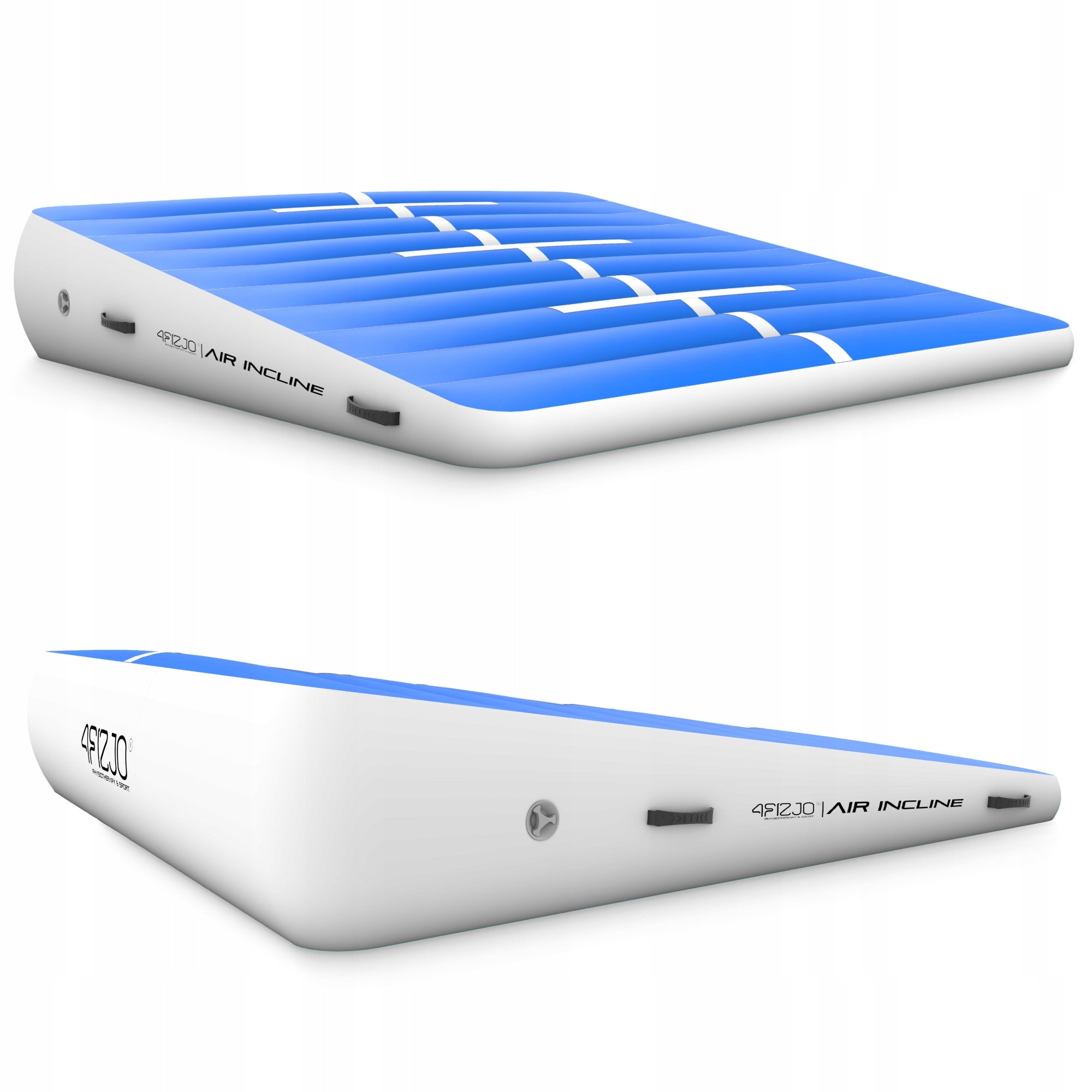 BEVEL ACROBATIC SLANTED MATTRESS AIR INCLINE GYMNASTIC PUMP 2x2x0,4 m