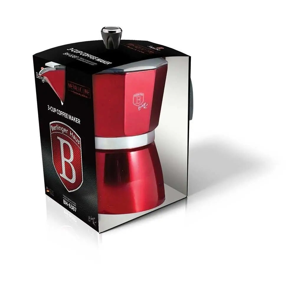 BH-6387 - Coffee maker 150 ml Berlinger Haus Burgundy Line Packaging status original