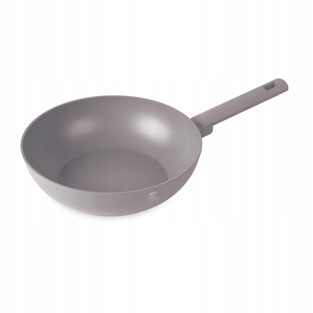 BH-8093 - Wok Titanium Pan 28 cm Berlinger Haus Taupe Collection