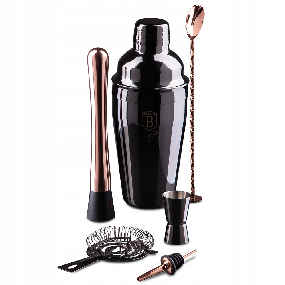 BH-8545 - Bar Set 6 elements BerlingerHaus Black Rose Collection