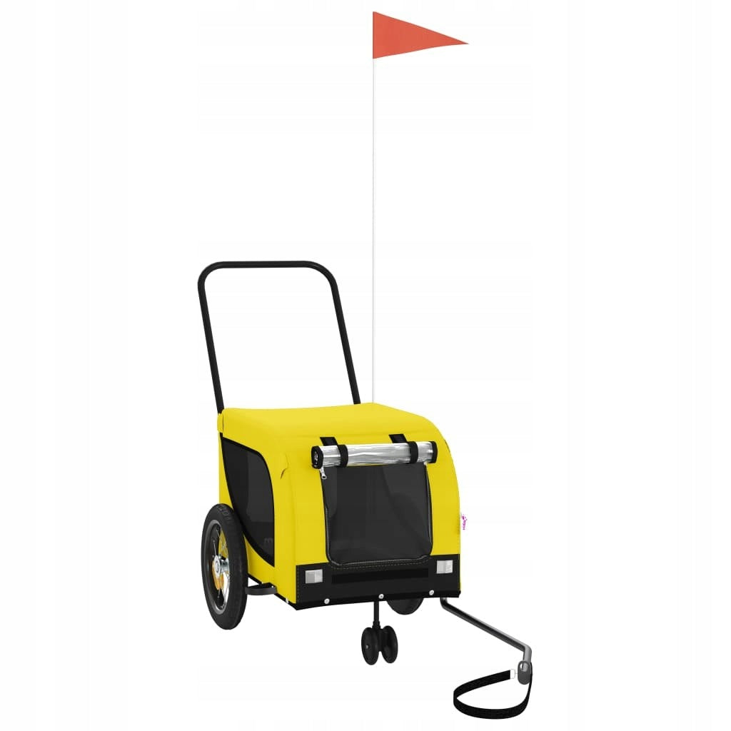 BICYCLE TRAILER FOR DOG 30KG REFLECTORS TARPAULIN