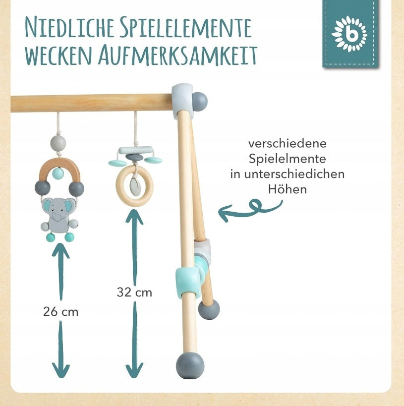BIECO Spielbogen Elefant – Wooden Educational Headband Brand Bieco
