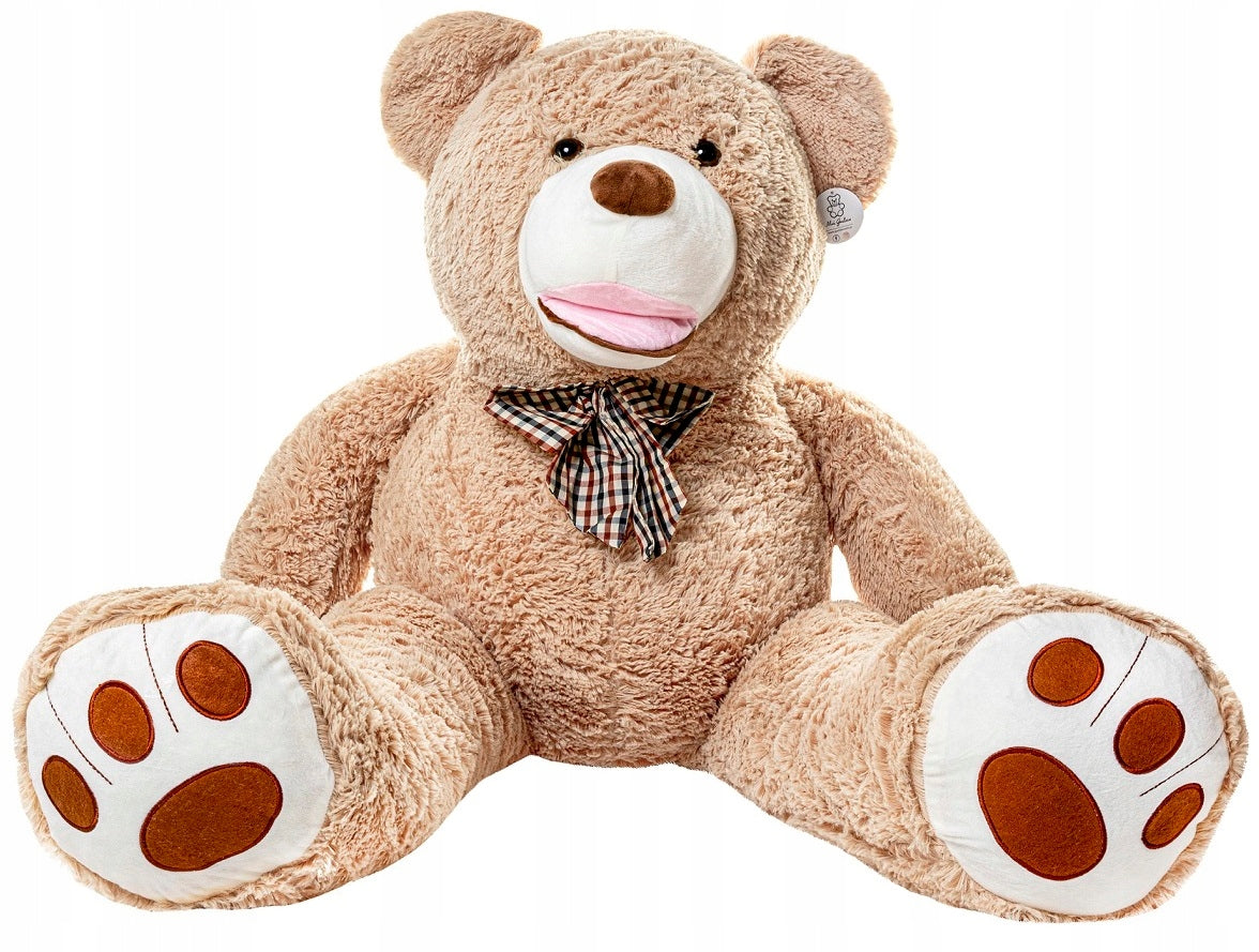 BIG BEAR PLUSH CUDDLY 160CM AMIGO BEIGE