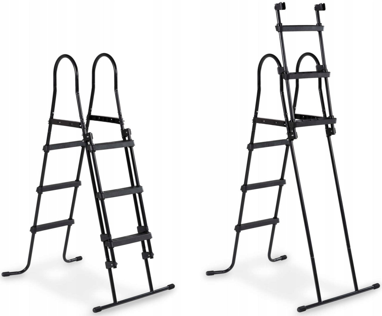 BIG POOL EXIT Black Leather GARDEN 540x250x122 CM + LADDER + PUMP Brand Exit