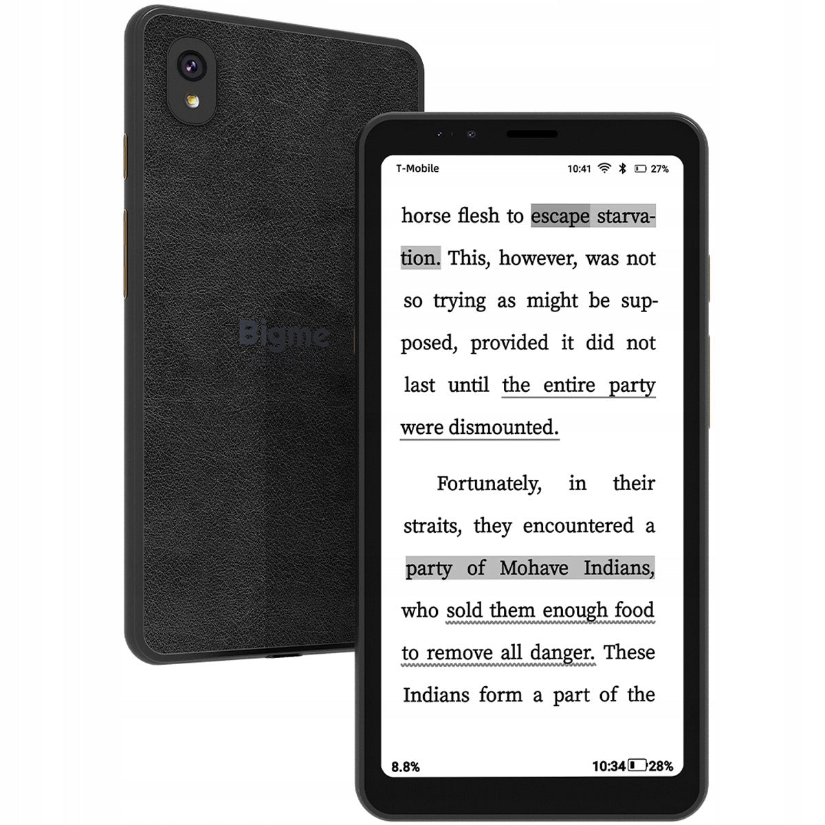 BIGME HIBREAK PRO 2in1 E-BOOK READER SMARTPHONE black - white 6,13" 8/256 GB EAN (GTIN) 6973555480686