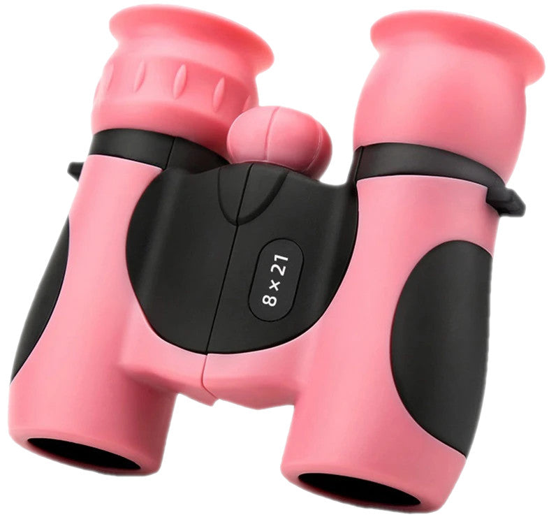 BINOCULARS DAY NIGHT GLASS OPTICS FOR CHILDREN 8x21 + COVER AND CLOTH Packaging status original