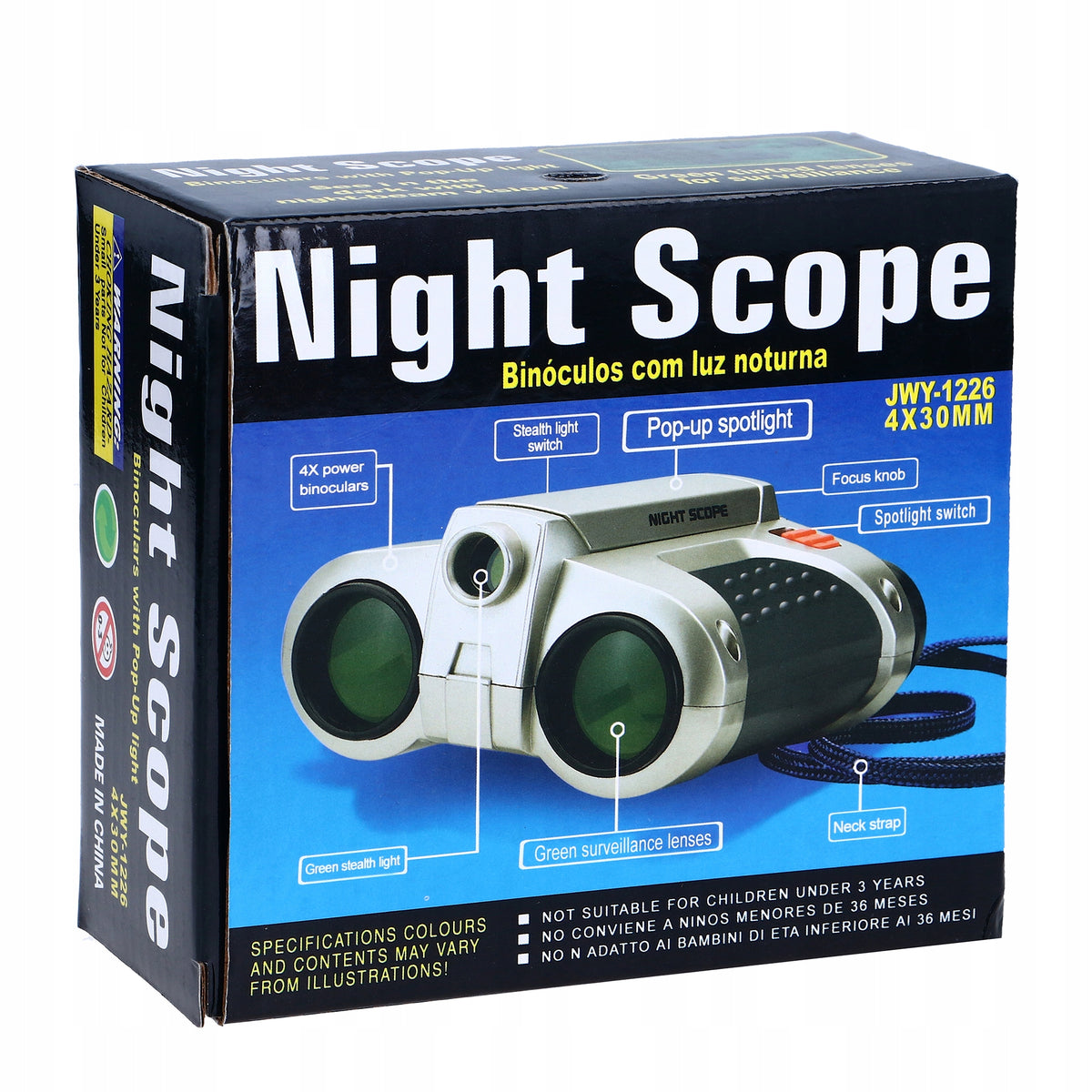 BINOCULARS FOR CHILDREN NIGHT VISION CHILDREN'S NIGHT VISION 4X30 EAN (GTIN) 5906160247307