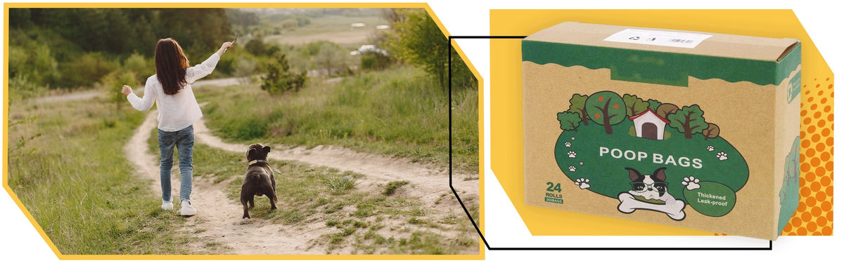 BIODEGRADABLE BAGS FOR DOG FECES BIO DOG POOP BAGS 360 PCS CASE Packaging status original