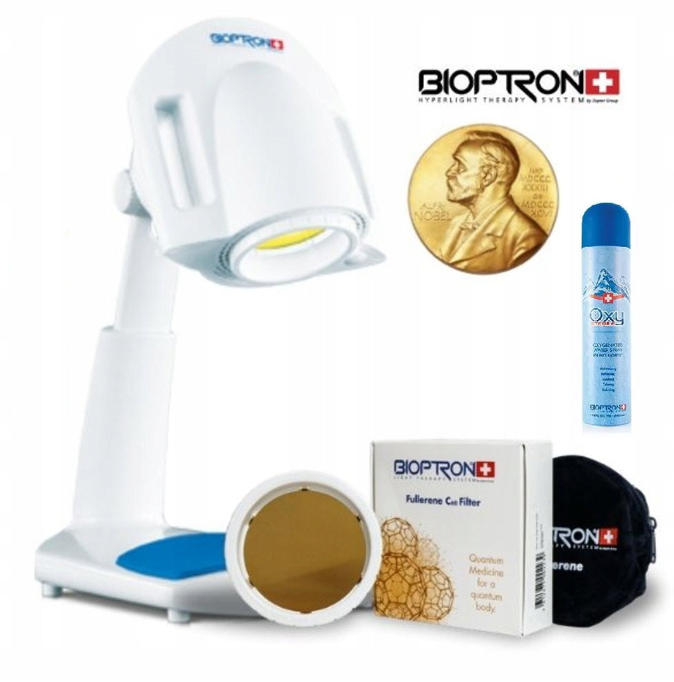 BIOPTRON Pro 1 lamp on a Zepter table stand