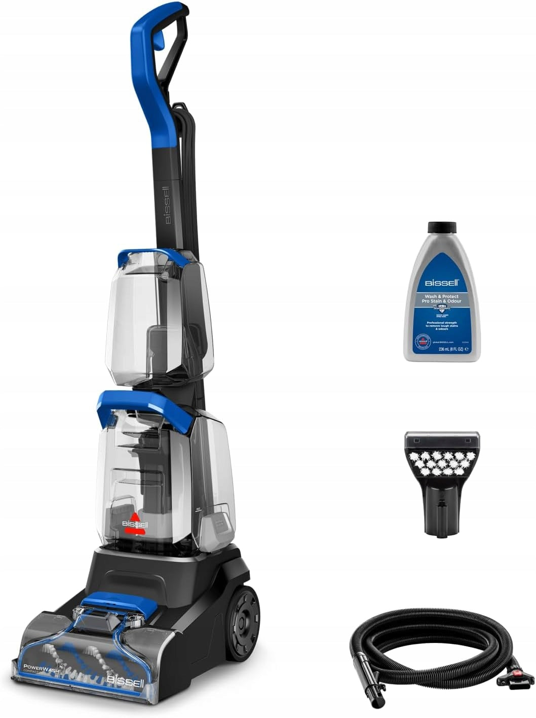 BISSELL PowerWash Compact Pet 4058N Upright Vacuum Cleaner for Carpet Cleaning