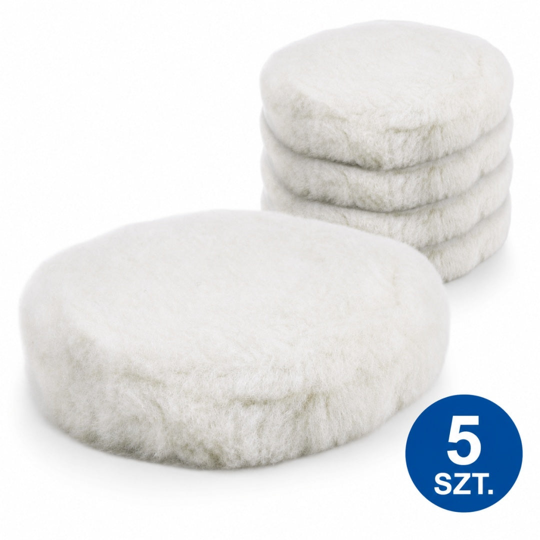 BITUXX Polishing Cover Set 5pcs wool 180mm with velcro Manufacturer code MS16087