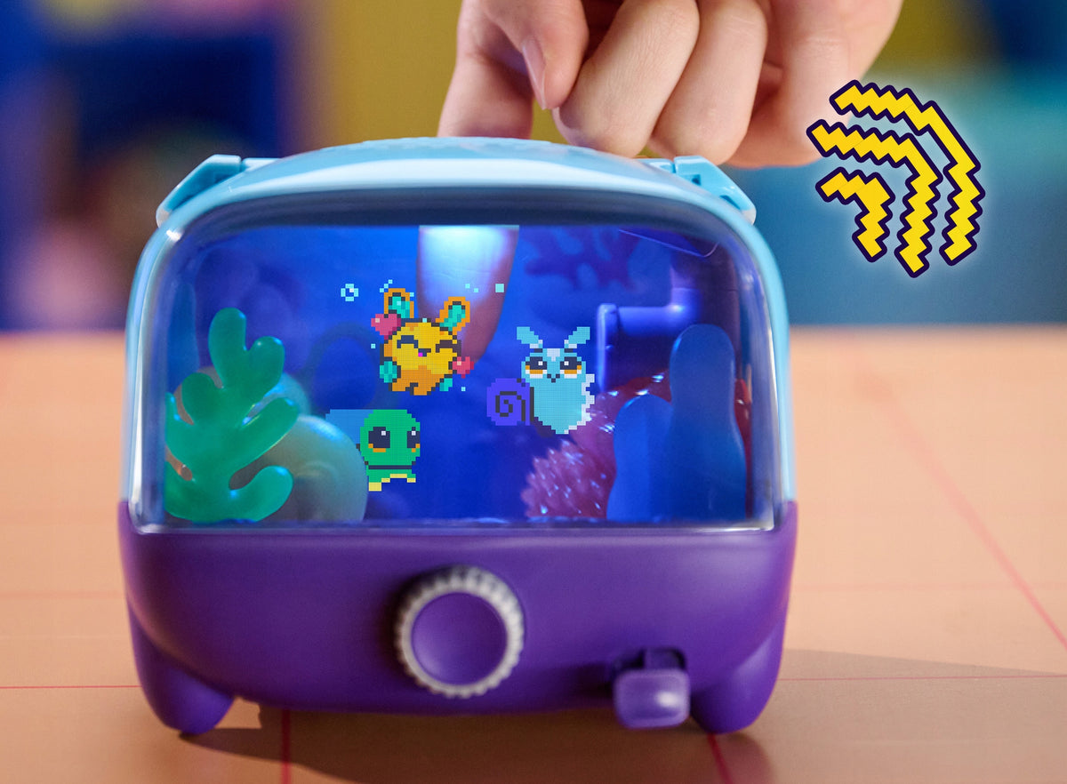 BITZEE AQUARIUM INTERACTIVE DIGITAL VIRTUAL ANIMALS 30 FISH Packaging status original