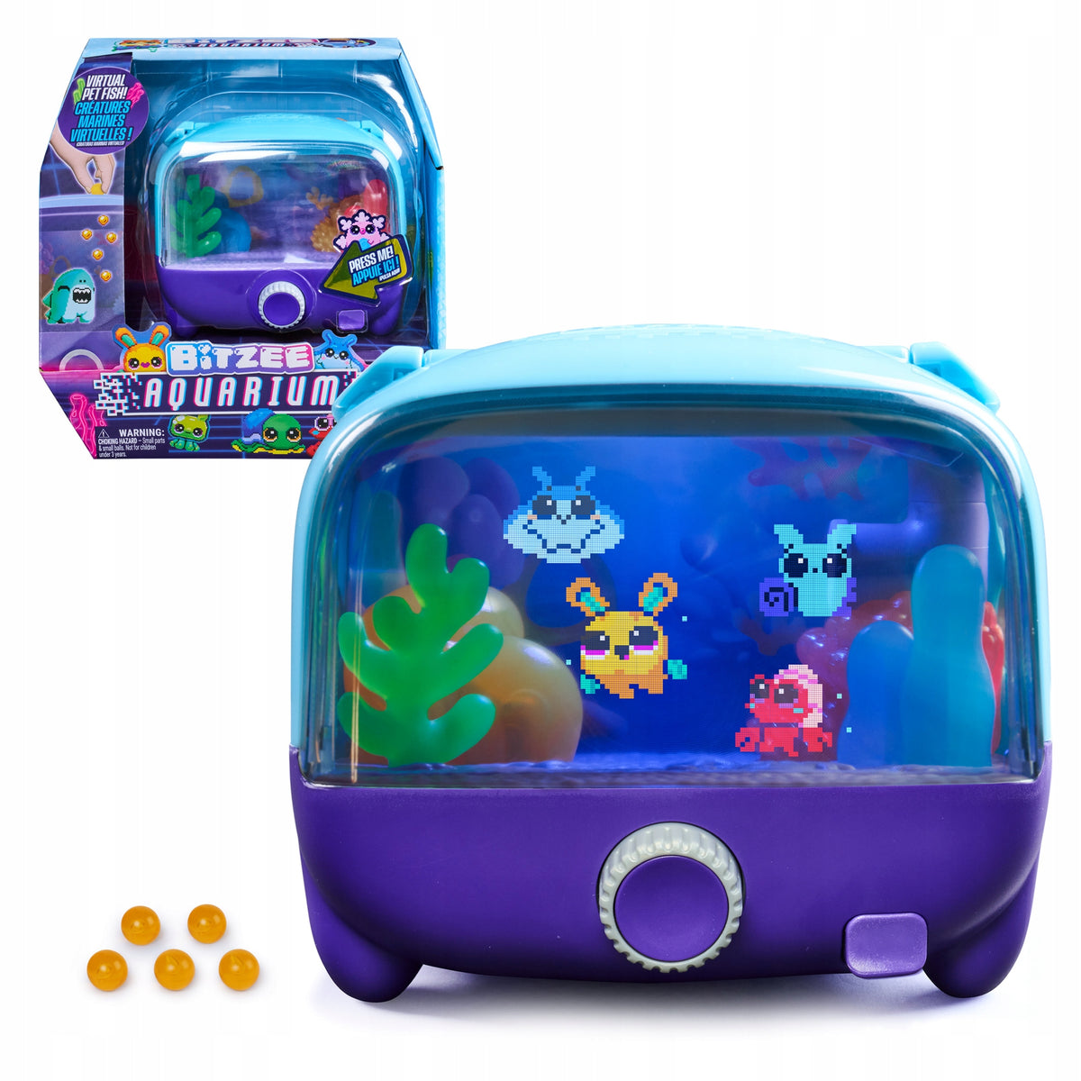 BITZEE AQUARIUM INTERACTIVE DIGITAL VIRTUAL ANIMALS 30 FISH