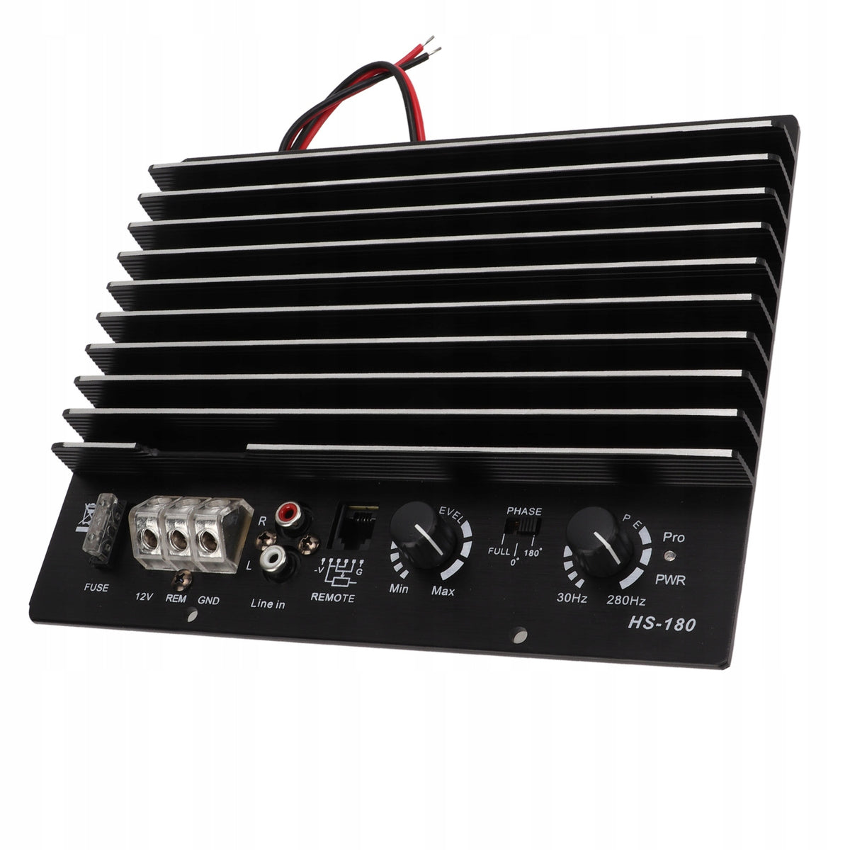 BLACK CAR AMPLIFIER CAR SOUND SUBWOOFER POWER AMPLIFIER